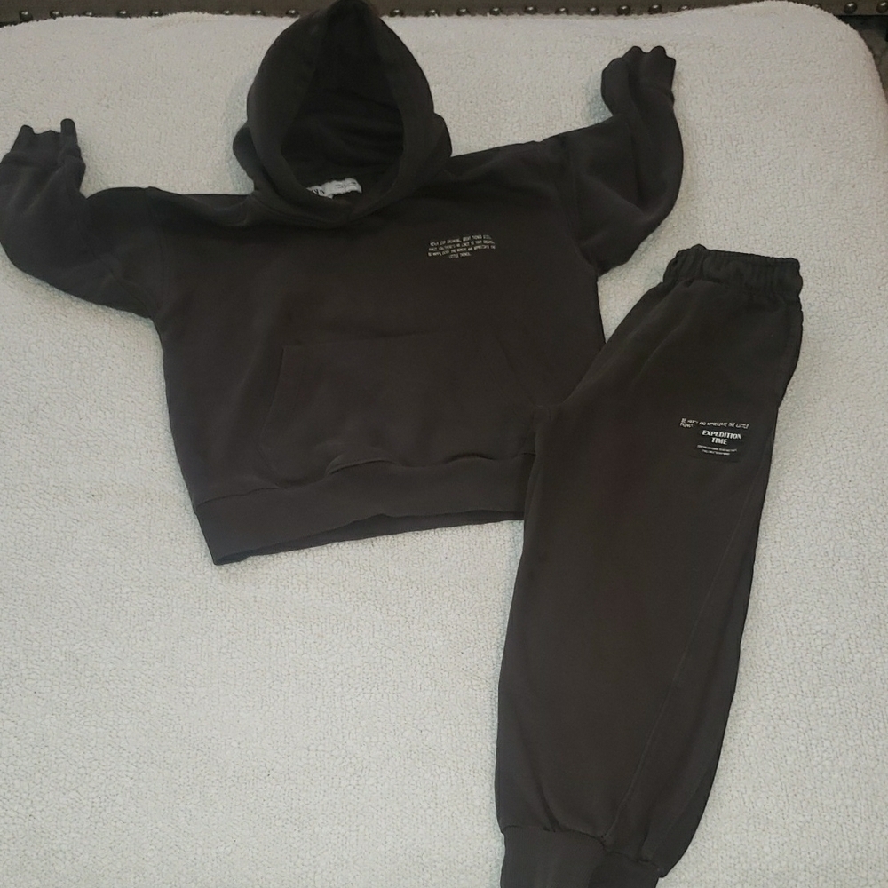 Zara Chocolate Brown Sweatsuit